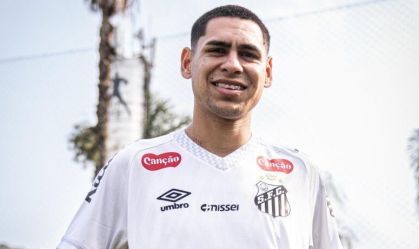 Santos anuncia o atacante paraguaio Gustavo Caballero