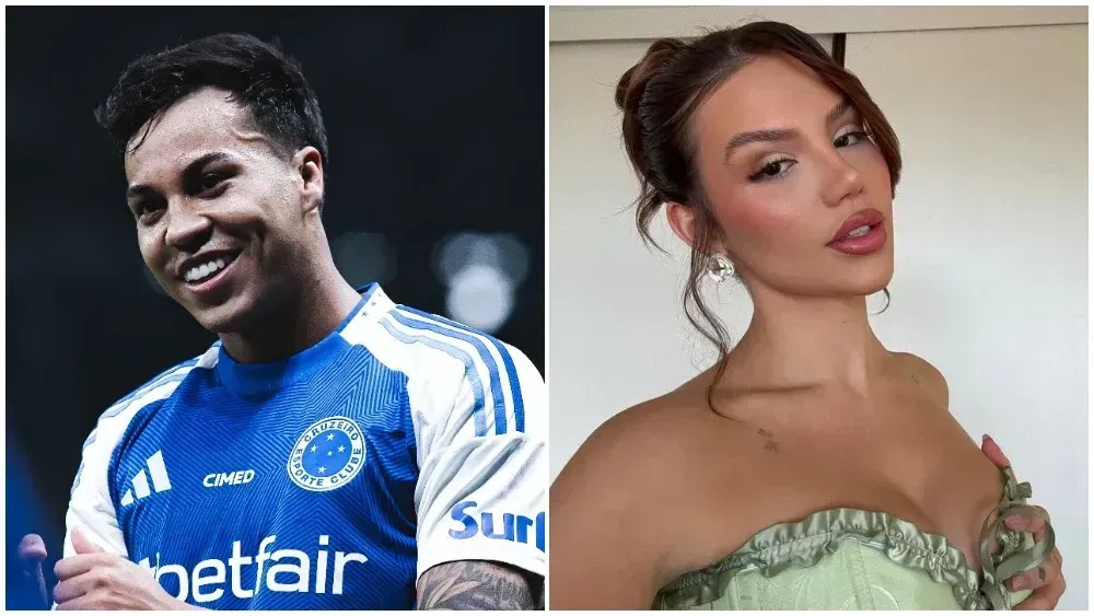 Kaio Jorge, do Cruzeiro e Vivi Wanderley