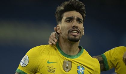Paquetá defendendo a Seleção Brasileira