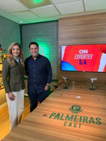 Leila Pereira estrela 100º episódio do CNN Esportes S/A