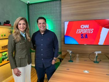 Leila Pereira estrela 100º episódio do CNN Esportes S/A