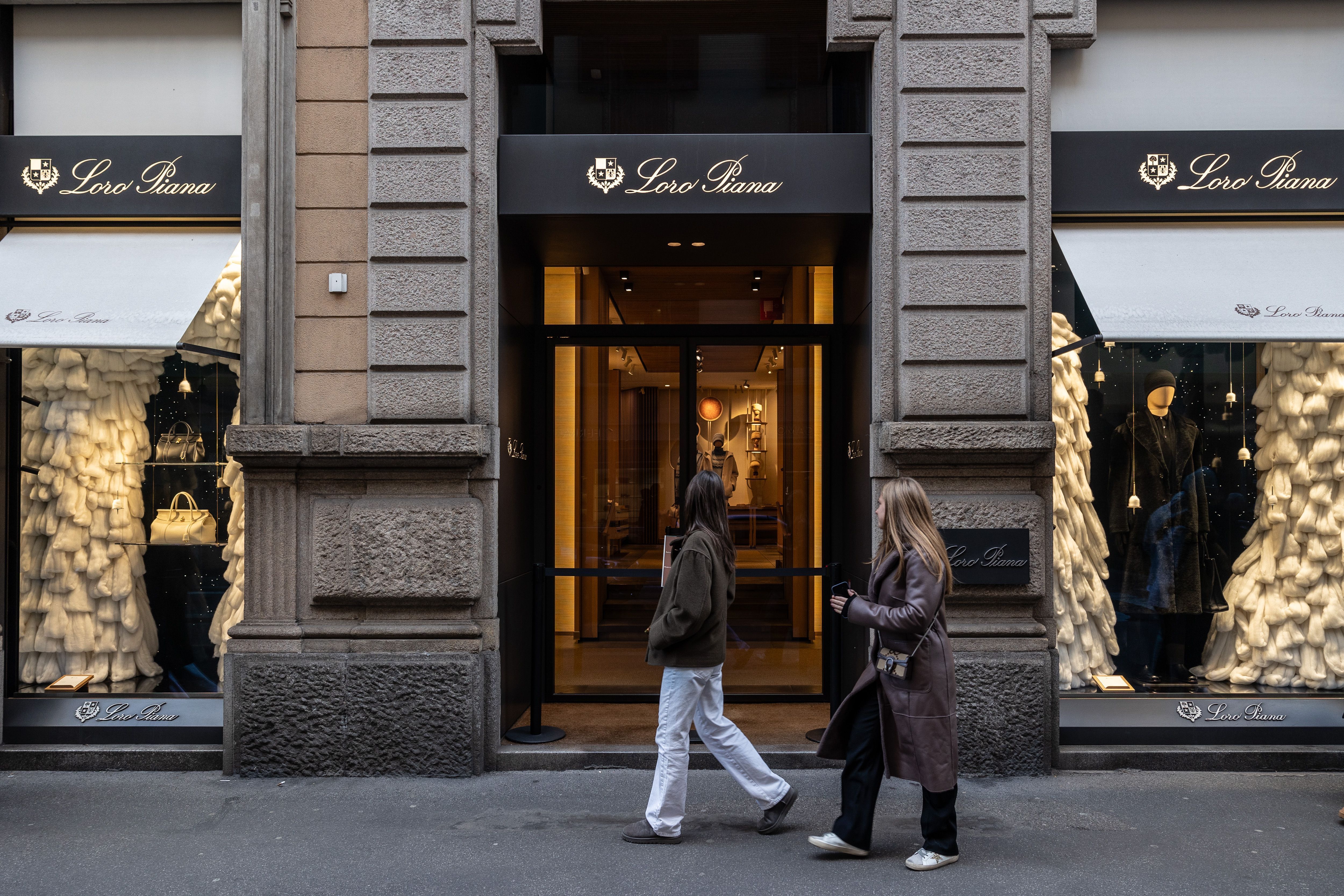 Via Monte Napoleone In Milan