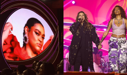 Ludmilla e Ana Carolina homenageiam Preta Gil durante show; veja