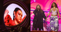 Ludmilla e Ana Carolina homenageiam Preta Gil durante show; veja
