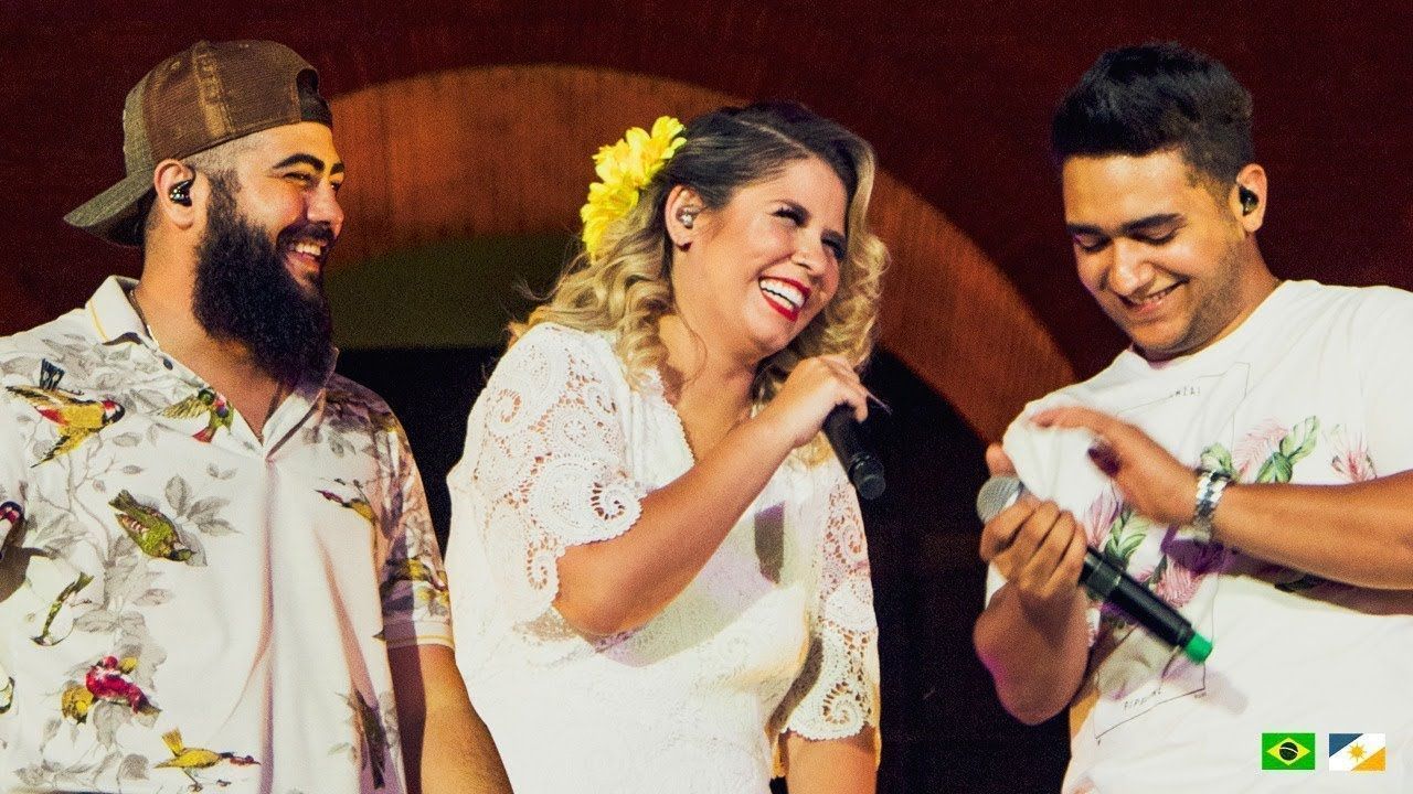 Marília Mendonça e a dupla Henrique e Juliano