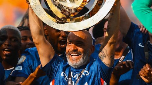 Maresca com o troféu do Mundial