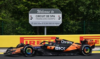 Piastri lidera treino na Bélgica; Verstappen impede dobradinha da McLaren