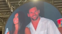 Messi e esposa são flagrados pela “kiss cam” no show do Coldplay