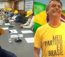 Em meio a tarifaço, petistas adotam lema nacionalista de Bolsonaro