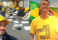 Em meio a tarifaço, petistas adotam lema nacionalista de Bolsonaro