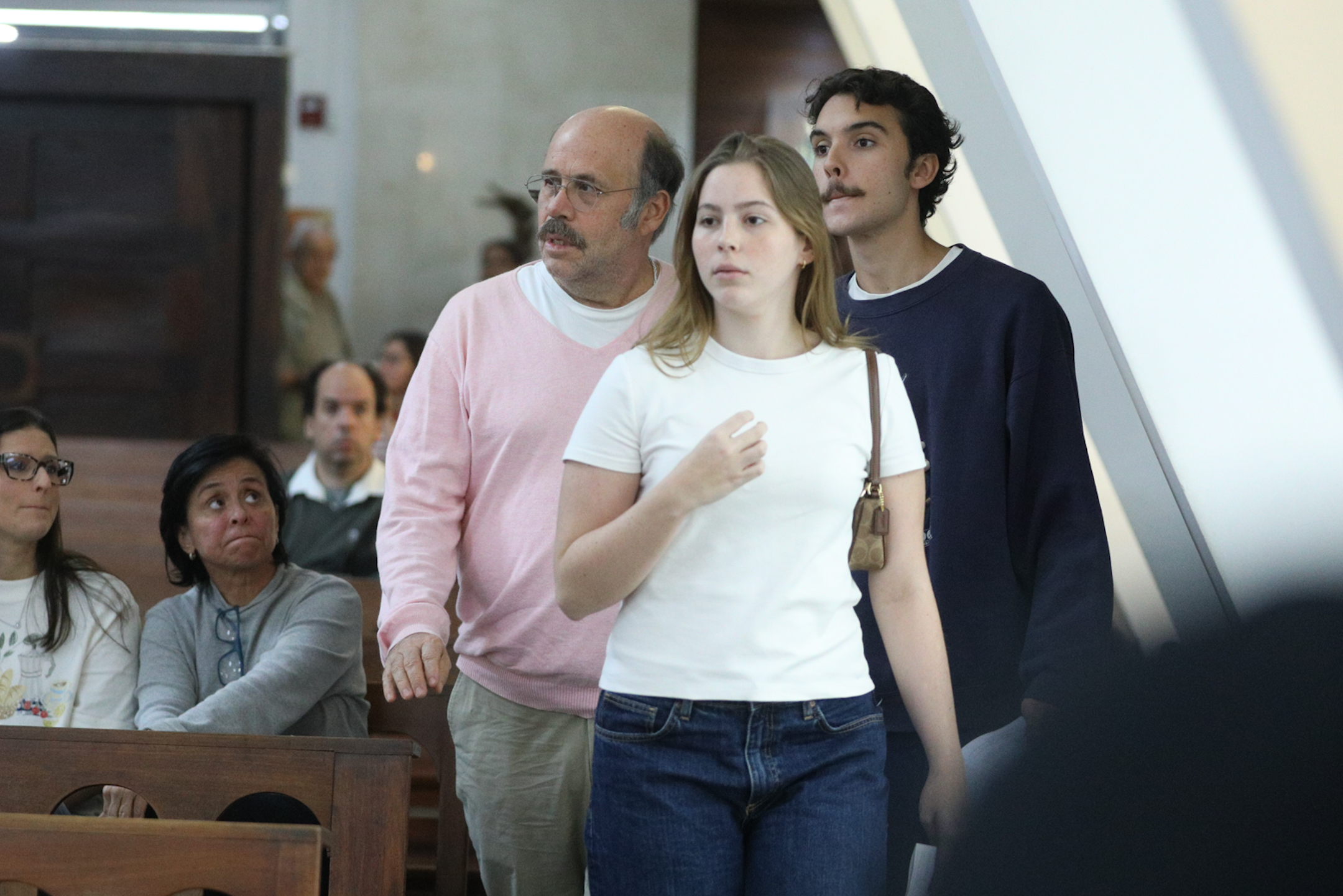 Ex-marido de Preta Gil, Otávio Muller vai à missa de 7º dia da cantora • Victor Chapetta - Agnews