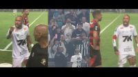 Neymar bate boca com torcedor do Santos para defender jogador do Fla; veja