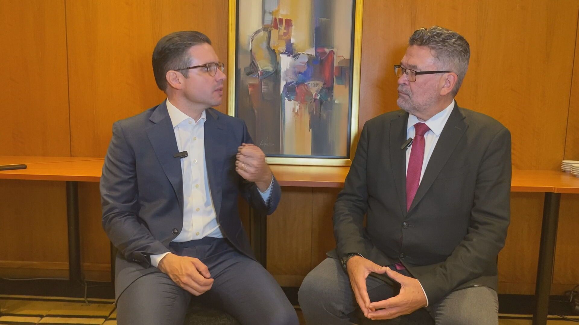 O presidente da Câmara dos Deputados, Hugo Motta, em entrevista à CNN