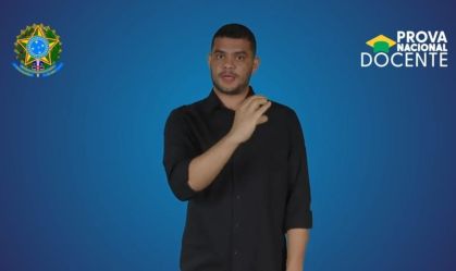 Edital em Libras do "Enem dos Professores" está disponível no YouTube