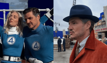 Pedro Pascal revela imagens dos bastidores de "Quarteto Fantástico"; veja