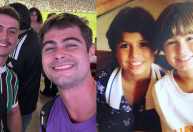 Rafa Vitti abre álbum de fotos para celebrar aniversário de Francisco Vitti