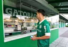 Apresentação de Ramón Sosa, novo atleta da SE Palmeiras, na Academia de Futebol, em São Paulo-SP