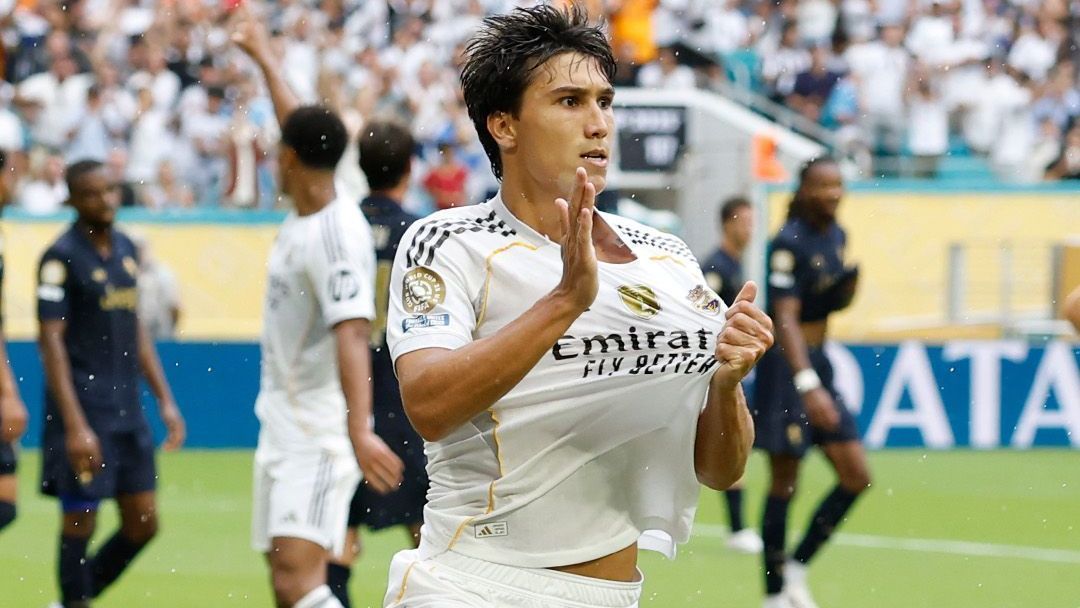 Gonzalo García abre o placar para o Real Madrid