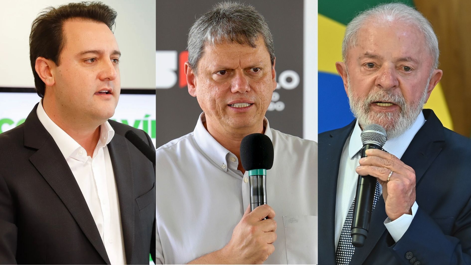 Ratinho Jr., Tarcísio e Lula