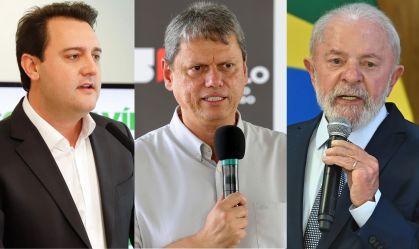Ratinho Jr., Tarcísio e Lula terminam junho à frente de ranking digital