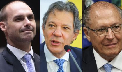 Pesquisa: Eduardo, Haddad e Alckmin são favoritos ao Senado por SP