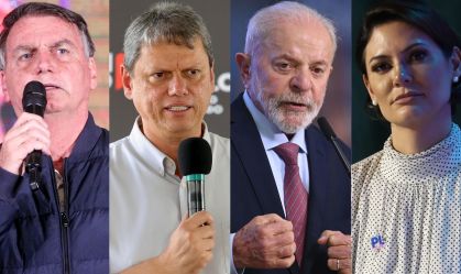 Bolsonaro, Tarcísio, Lula e Michelle