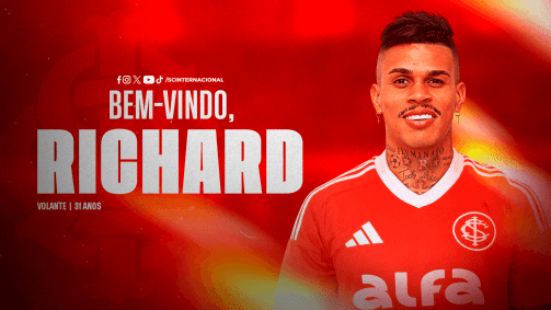 Richard é o novo reforço do Internacional