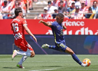 Samuel Lino pelo Atlético de Madrid