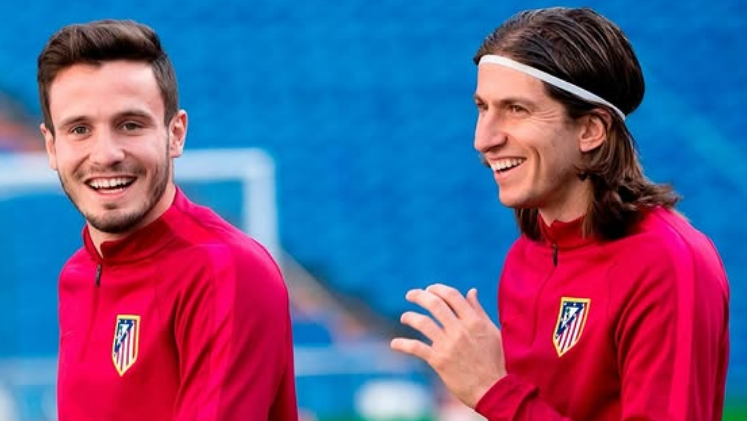 Saul e Filipe Luis no Atletico de Madrid