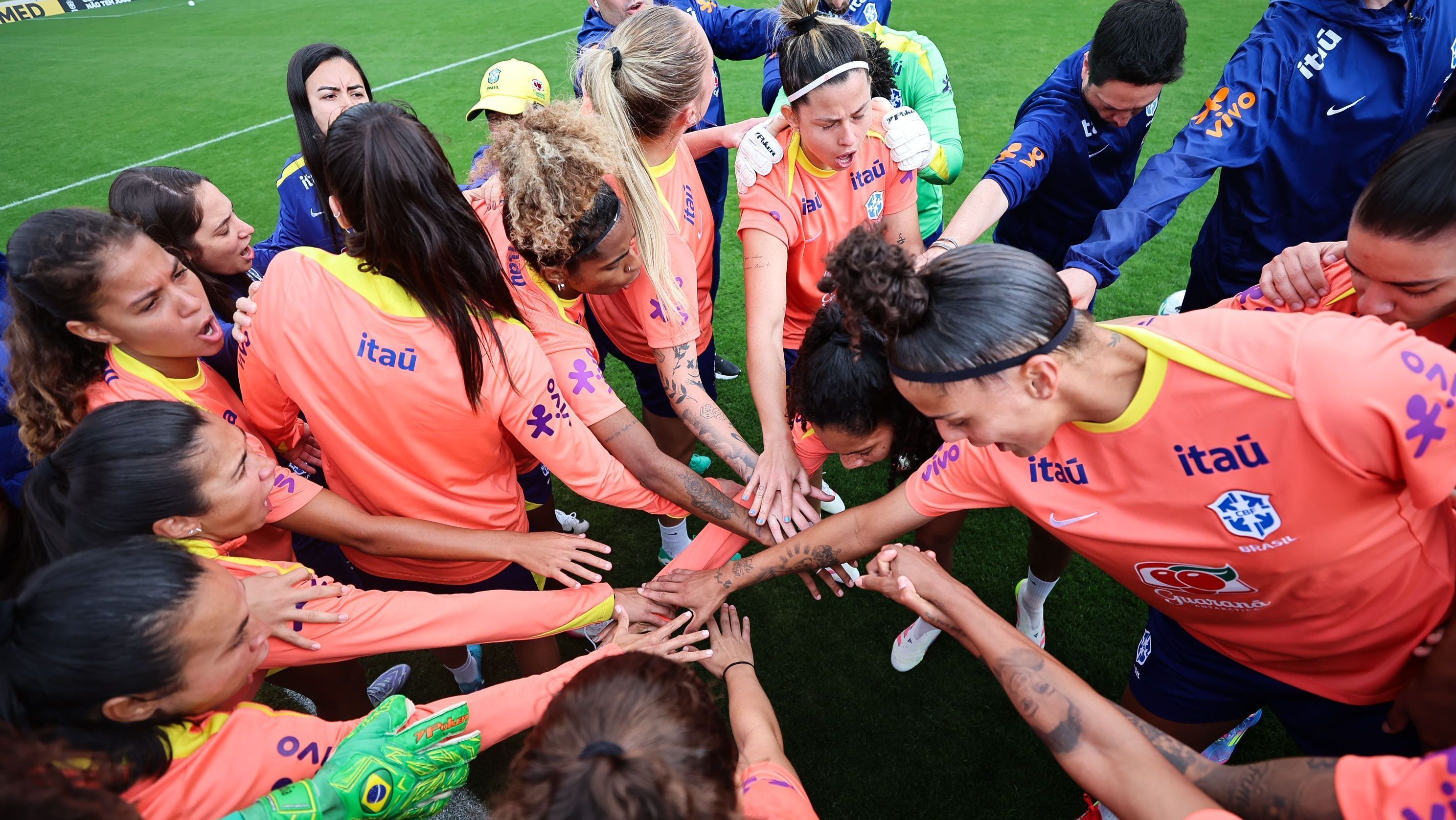 Último treino da Seleção Brasileira Feminina antes de embarcar para a disputa da Copa América