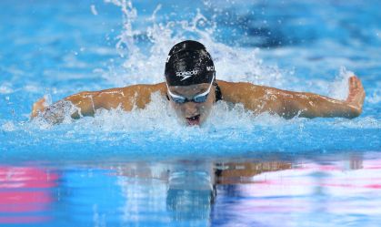 Summer McIntosh vem brilhando no Mundial de Esportes Aquáticos em Singapura