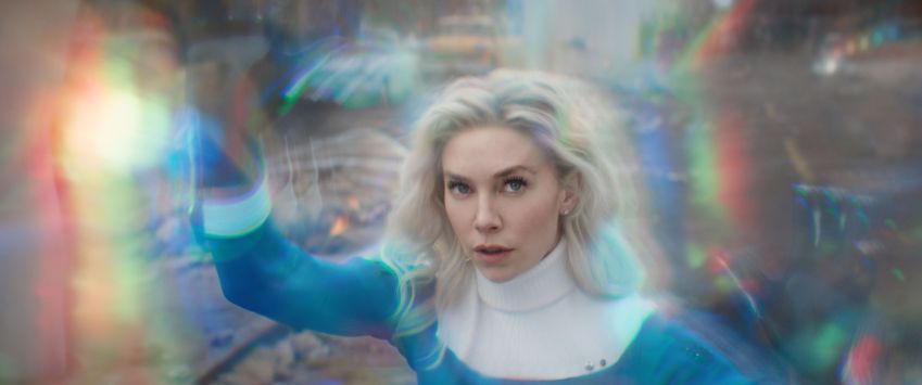 Vanessa Kirby as Sue Storm in "Fantastic Four: First Steps" • Reproduction/Marvel Studios
