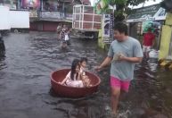 Tufão nas Filipinas provoca inundações e deslizamentos de terra