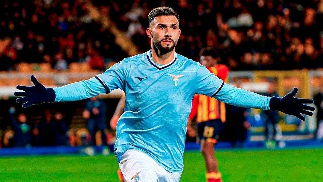 Taty Castellanos comemora gol pela Lazio
