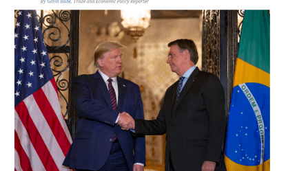 Imprensa internacional destaca tarifas de 50% de Trump ao Brasil; veja