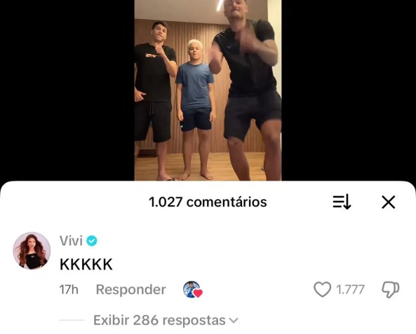 VIvi e Kaio Jorge, do Cruzeiro, interagem no Tik Tok • Reprodução/CNN