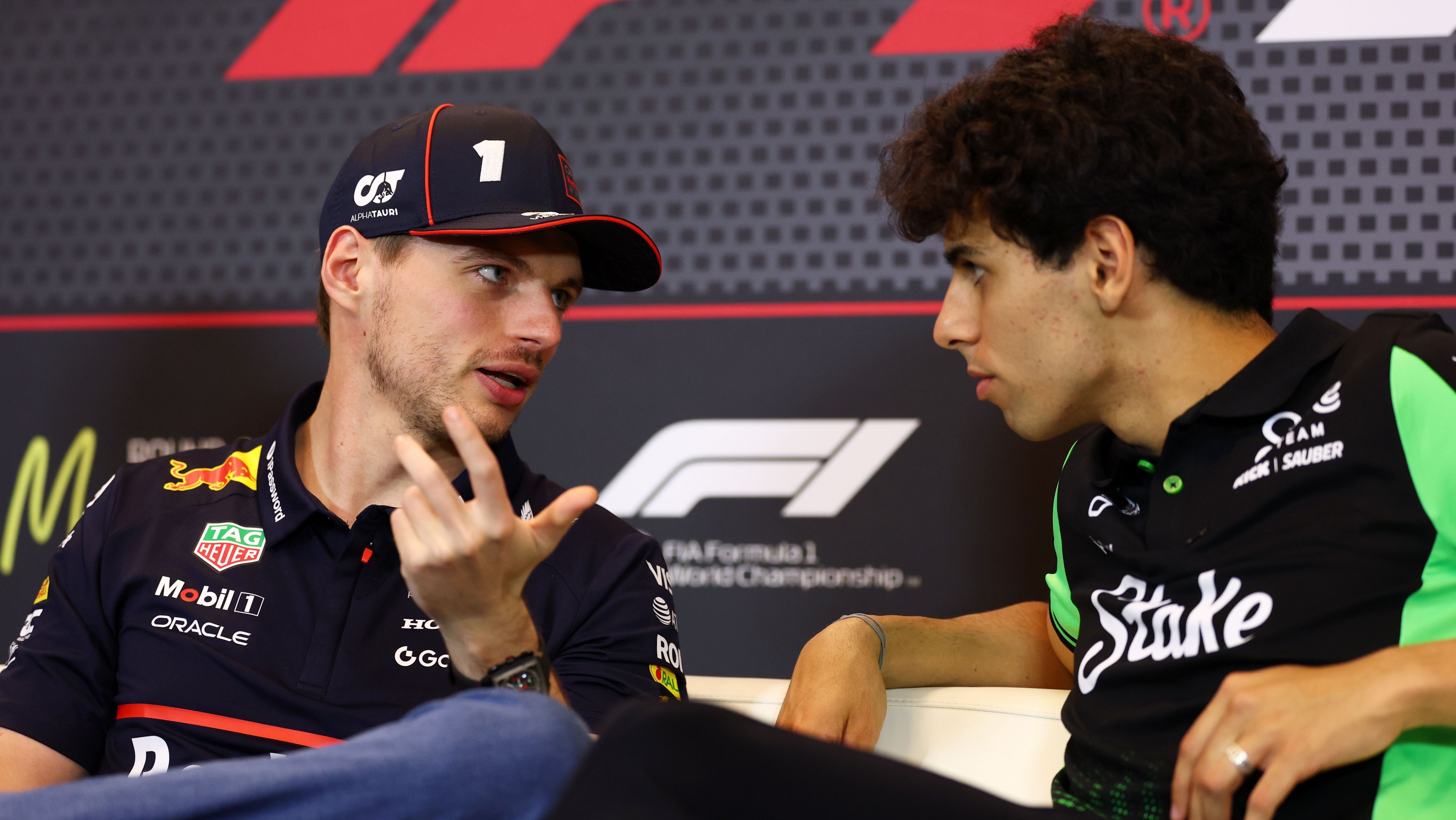 F1: Max Verstappen durante coletiva com Gabriel Bortoleto