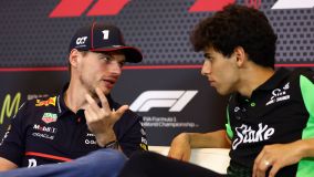F1: Max Verstappen durante coletiva com Gabriel Bortoleto
