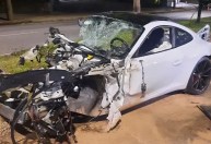Motorista do Porsche que capotou e matou o amigo diz que não lembra de nada