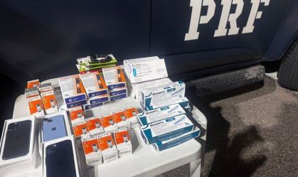 Belga é preso com mala cheia de medicamentos e celulares no RN
