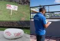 Obras da COP30 passam por perícia e restauro após serem pichadas em Belém