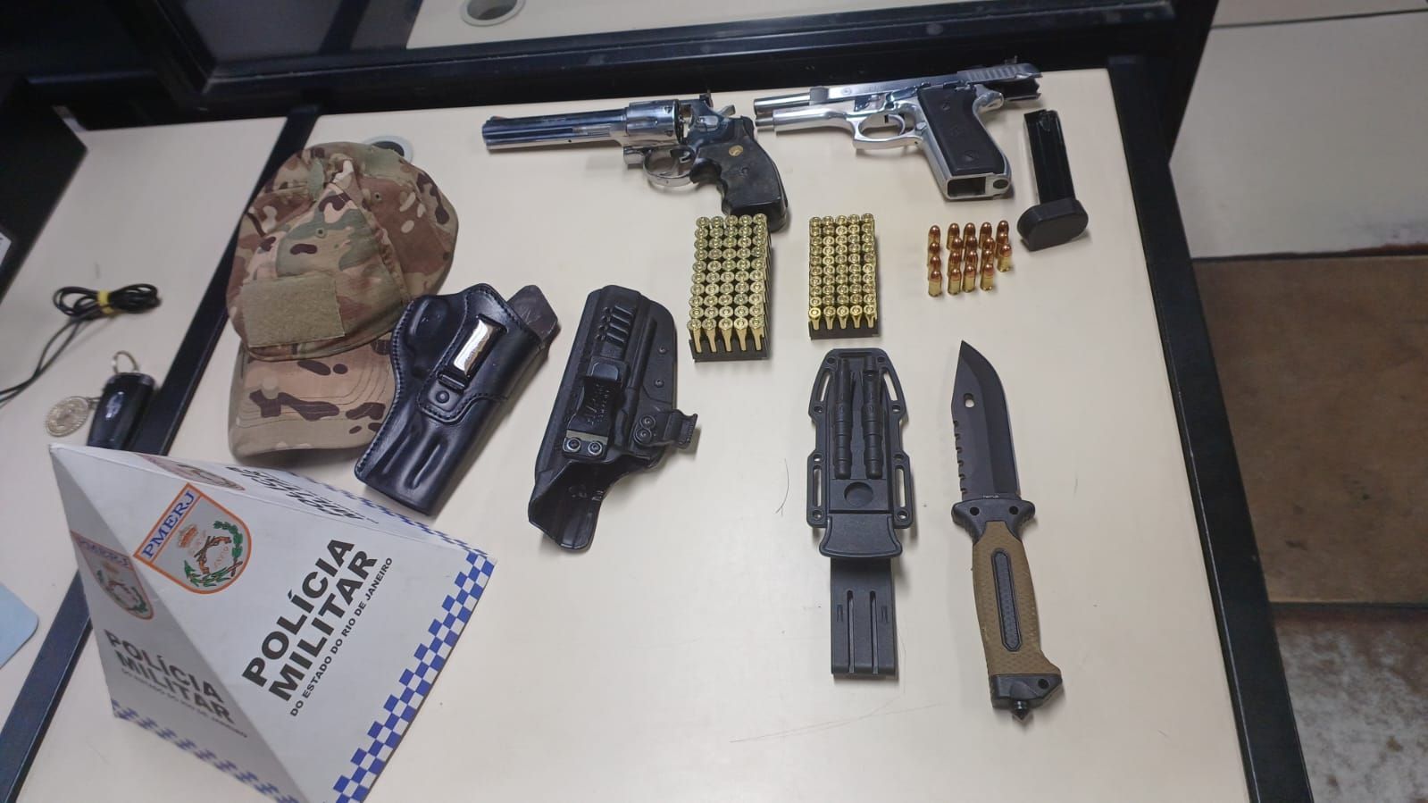 Armas apreendidas Leblon