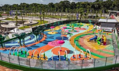 Parque da COP30 inaugura etapa "Esplanada das Fontes" em Belém