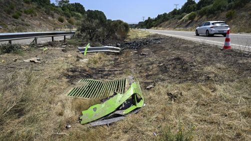 Images from the scene of the accident that killed Diogo Jota, a 28 -year -old Liverpool player, and his brother, André Silva, a 25 -year -old Penafiel player in the Zamora region, in Spain