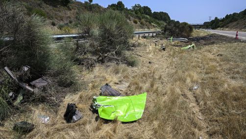 Images from the scene of the accident that killed Diogo Jota, a 28 -year -old Liverpool player, and his brother, André Silva, a 25 -year -old Penafiel player in the Zamora region, in Spain