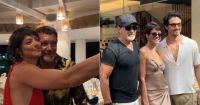 Agatha Moreira mostra bastidores de encontro com Antonio Banderas