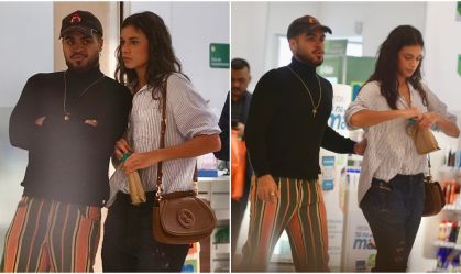Filho de Preta Gil faz passeio romântico com Alane no shopping; veja