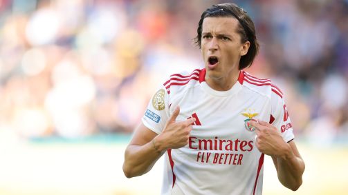 Álvaro Carreras em jogo do Benfica no Mundial de Clubes