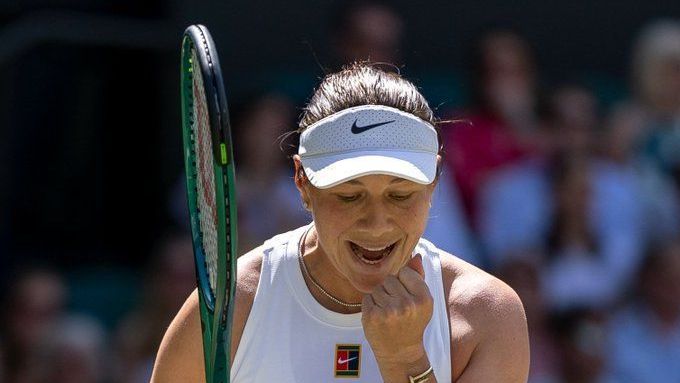 Anisimova enfrentará Bia Haddad no US Open • Reprodução/X/@Wimbledon