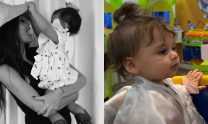 Amanda Kimberlly exibe novas fotos de Helena, filha com Neymar; confira
